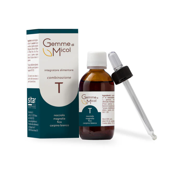 Gemme Di Micol T 30ml | Nocciolo, magnolia, fico, carpino bianco | SITAR main product photo