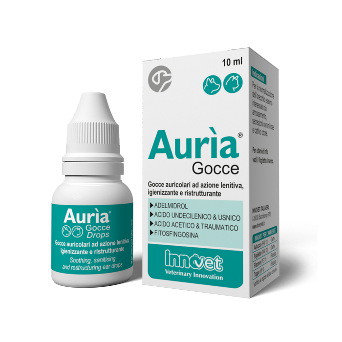 Auria Gocce 10ml | Auricolari - cani/gatti| INNOVET main product photo