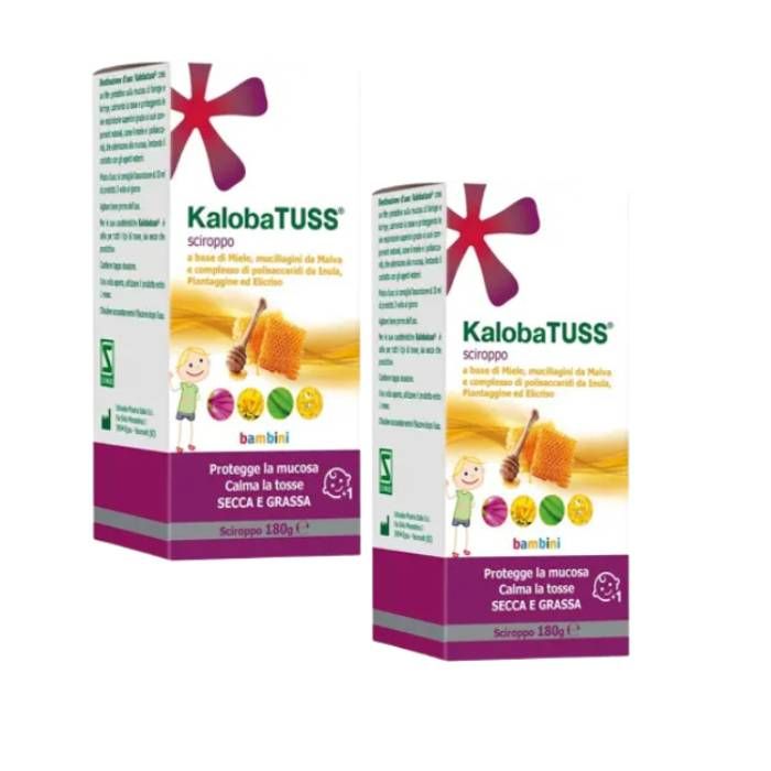 Bipack Kalobatuss Bambini | Sciroppo 180g Tosse secca e grassa | SCHWABE_Fitoterapia main product photo