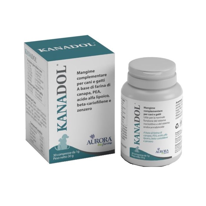 Kanadol 30cpr | Sistema nocicettivo cani/gatti | AURORA BIOFARMA main product photo