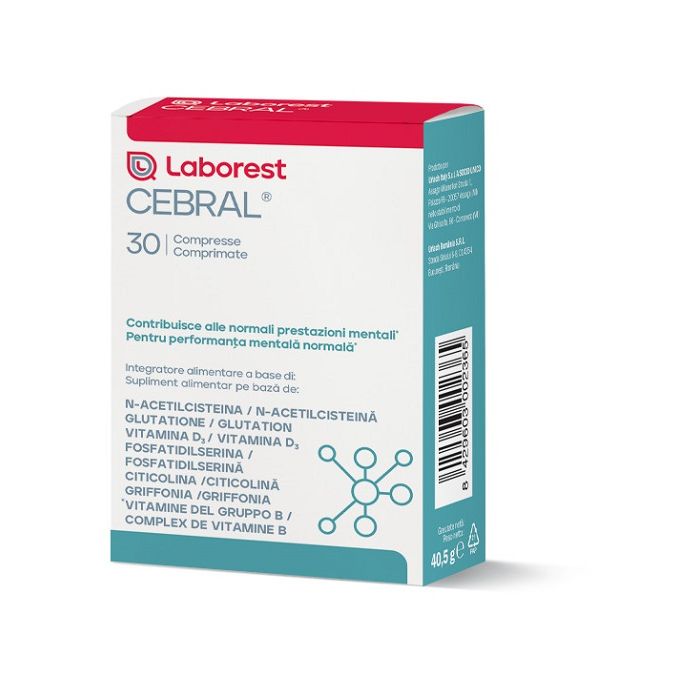 Cebral 30cpr | Prestazione mentale | LABOREST main product photo