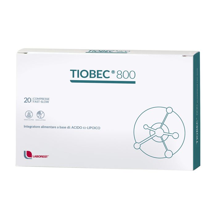Tiobec 800 20cpr | Acido α-Lipoico | LABOREST main product photo
