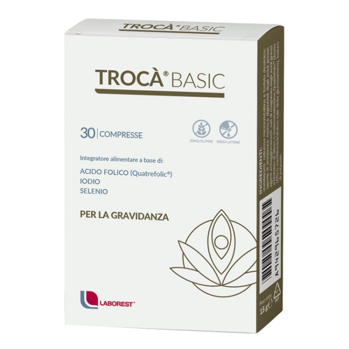 Troca' Basic 30cpr | Acido folico, iodio, selenio | LABOREST main product photo