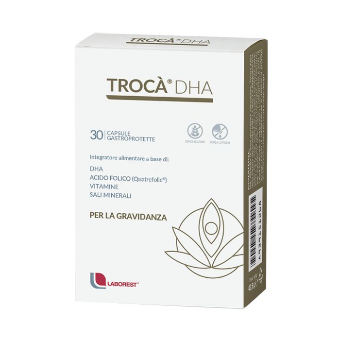 Troca' Dha 30cps | Dha, acido folico, vitamine, sali | LABOREST main product photo