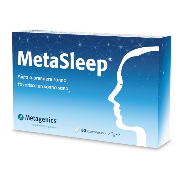 Metasleep 30cpr | Sonno e benessere mentale | METAGENICS main product photo