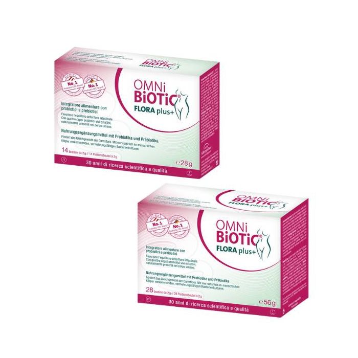 Flora Plus+ - Probiotici e Prebiotici | Vari formati | OMNI BIOTIC main product photo