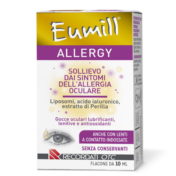 Allergy 10ml - Collirio|Acido Ialurinico e Estratto di Perilla | EUMILL main product photo