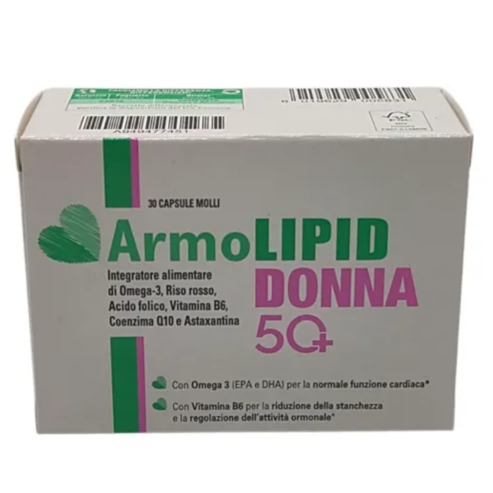ArmoLipid Donna 50+ 30 Cps Molli | Integratore Anti Colesterolo