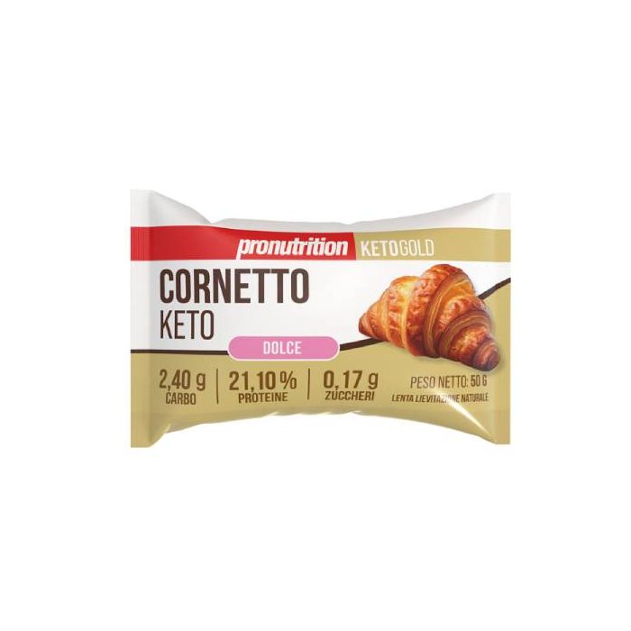 Keto - Cornetto No carbo 50gr | Dolce | PRONUTRITION main product photo