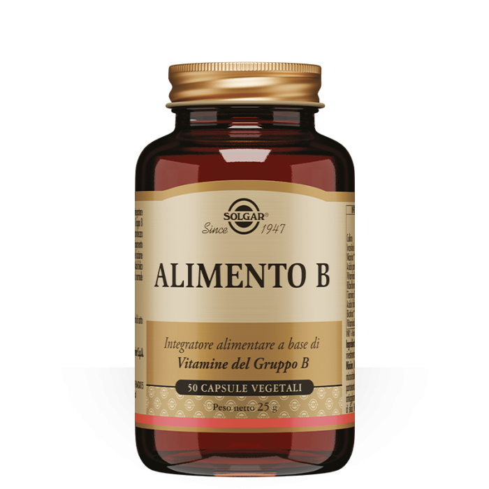 Alimento B - 50 capsule vegetali | Vitamine del gruppo B | SOLGAR main product photo