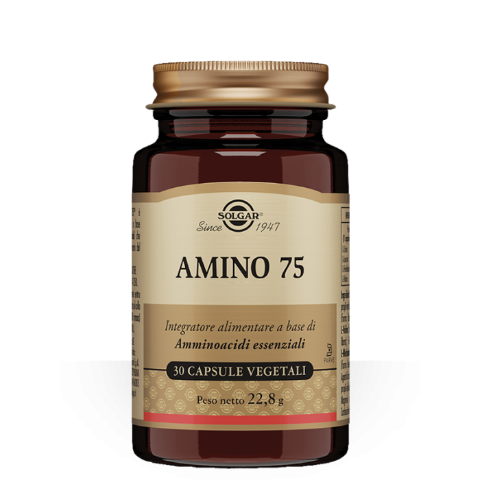 Amino 75 30cps veg | Amminoacidi essenziali | SOLGAR main product photo