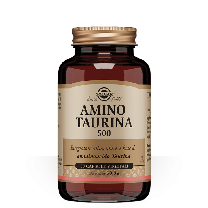 Amino Taurina 500 50 cps | Integratore di Aminoacido | SOLGAR main product photo