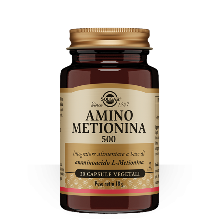 Amino Metionina 500 30 cps | Integratore a base di metionina | SOLGAR main product photo