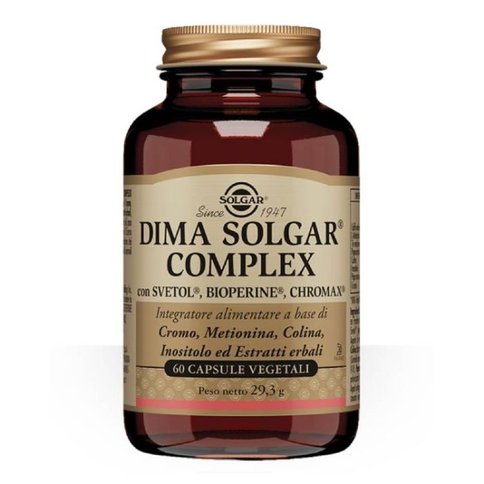 Dima Solgar Complex 60 cps | Integratore per il controllo del peso corporeo | SOLGAR main product photo