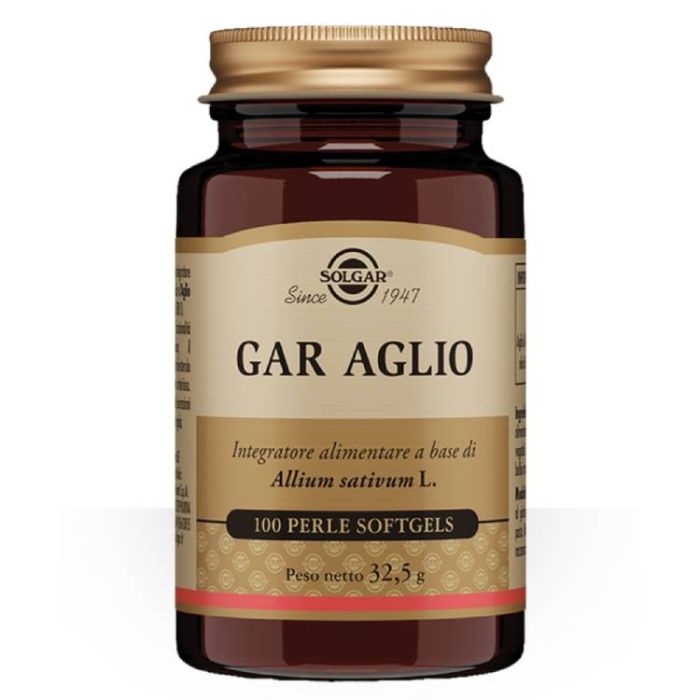 Gar Aglio 100 perle softgel | Integratore concentrato di aglio | SOLGAR main product photo
