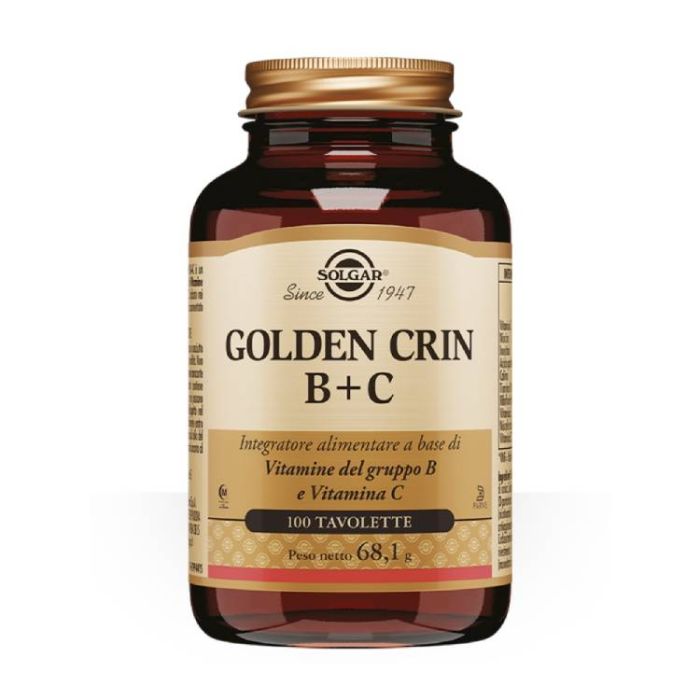 Golden Crin B + C 100 tav | Vitamine per capelli | SOLGAR main product photo