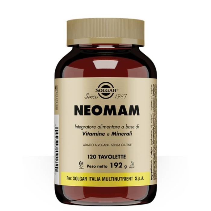 Neomam 60 tav |Vitamine e Minerali per gravidanza e allattamento | SOLGAR main product photo