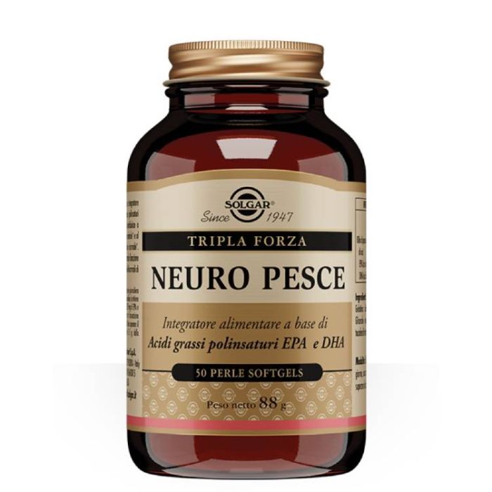 Neuro Pesce 50 Perle Softgels | Integratore Omega 3 | SOLGAR main product photo