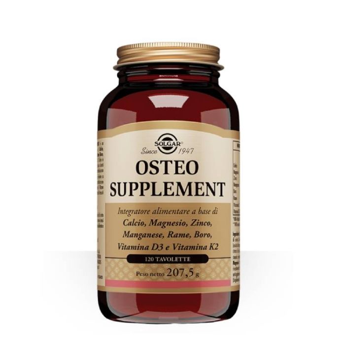 Osteo Supplement 120 tav| Integratore per ossa e denti sani | SOLGAR main product photo
