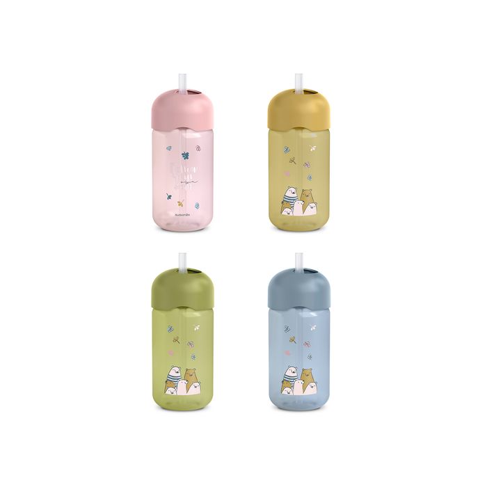 My Family - Tazza con Cannuccia 340ml| +18 mesi - Vari colori | SUAVINEX main product photo