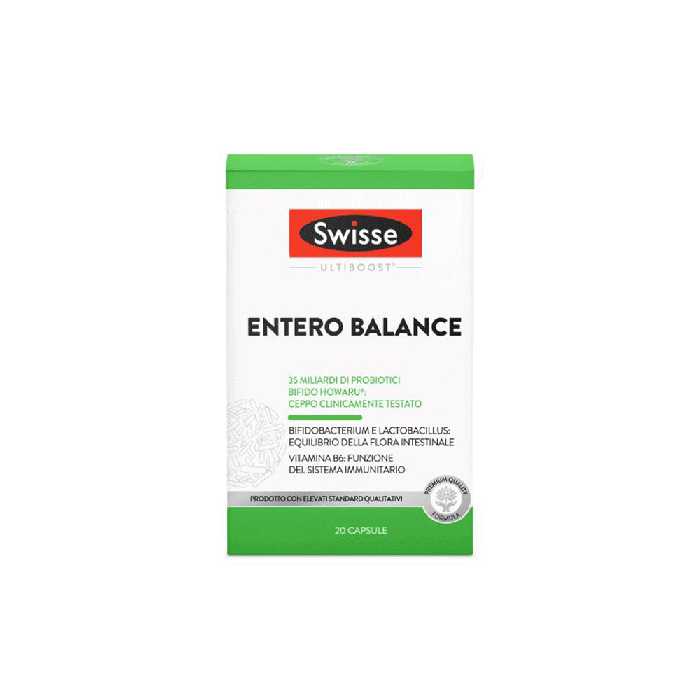 Entero Balance | Integratore di probiotici 20 cps | SWISSE