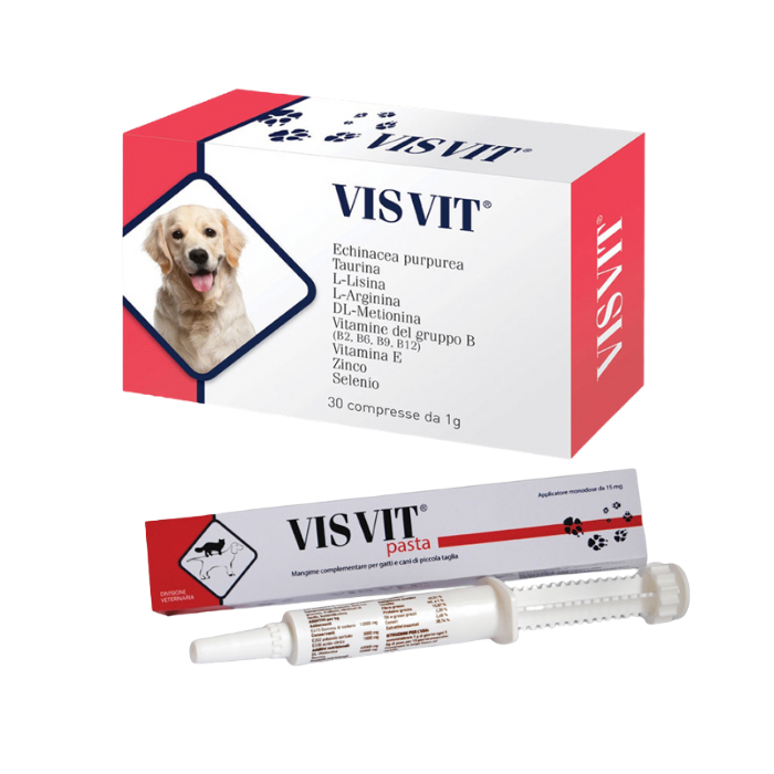 VisVit Cani/Gatti | Supporto vitaminico - Vari formati | AURORA BIOFARMA main product photo