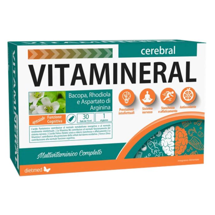 Vitamineral Cerebral 30flacx15ml | Metabolismo energetico | DIETMED main product photo