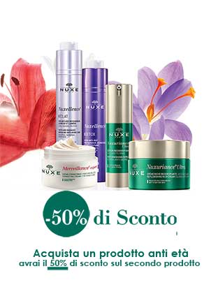 sconto speciale prodotti Antiage Nuxe Bravi Farmacie