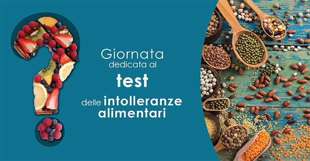 Giornata dedicata al TEST delle INTOLLERANZE ALIMENTARI: non perdere l'ulteriore sconto